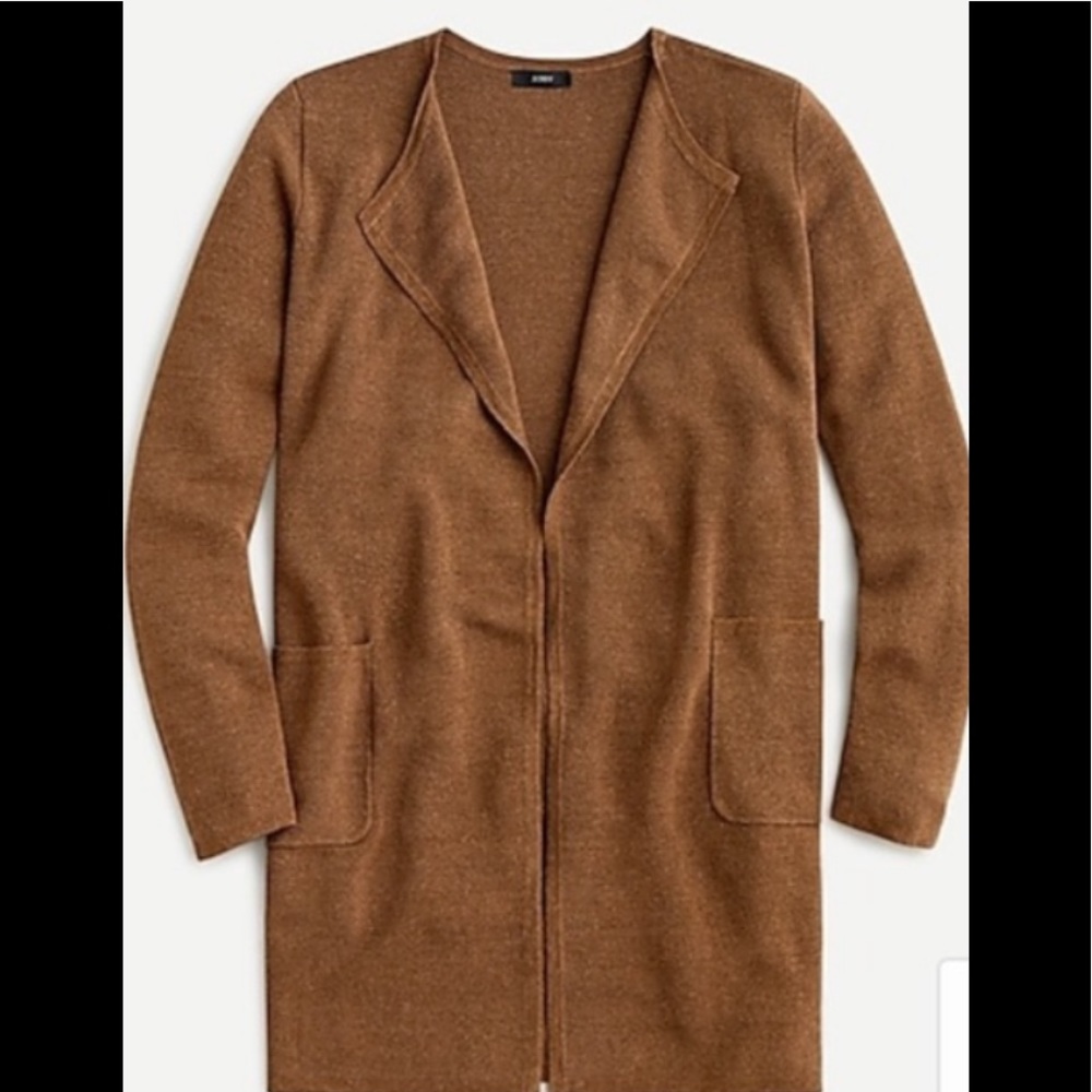 Jcrew Juliette collarless sweater blazer NWT